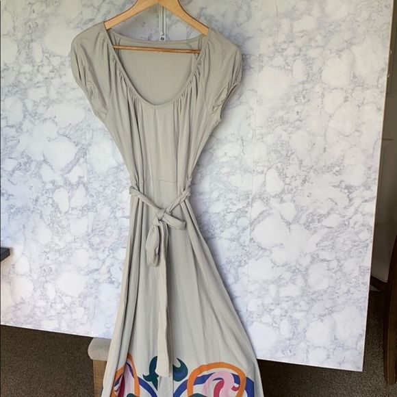 Tulle XL Maxi Dress with Motif Design (g7) - Picture 8 of 15